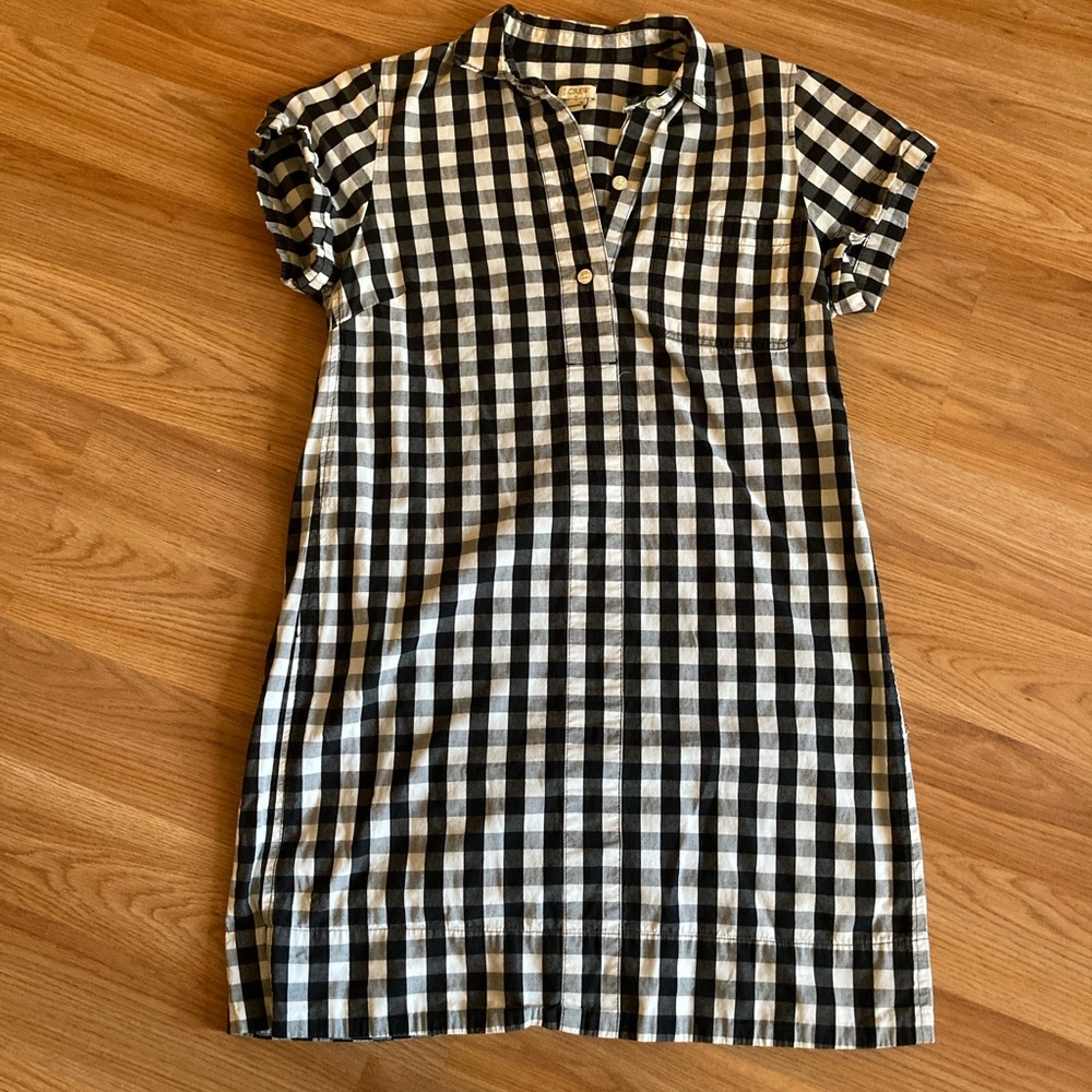 J Crew Gingham Dress